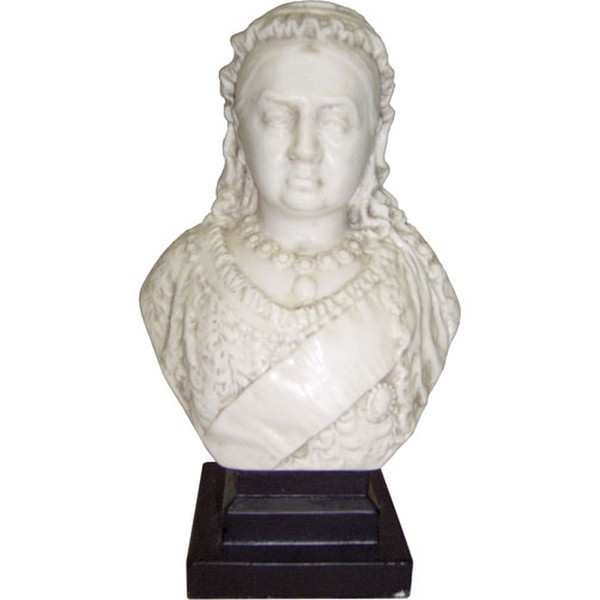 British Monarchy Statue - Bust Of Queen Victoria Sculpture